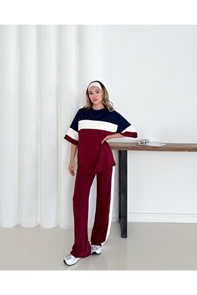 badibadii Women's Blouse Elastic Waist Trousers Modal Set 3089 60283231