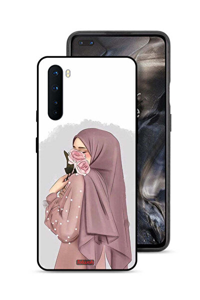 Tolwak غطاء حماية لهاتف OnePlus Nord بتصميم فتاة تحمل ورودًا