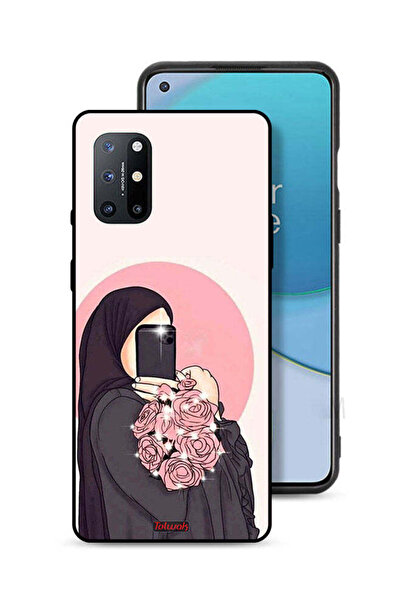 Tolwak غطاء حماية لهاتف OnePlus 8T 5G مع فن التقاط صور سيلفي أثناء حمل الزهور