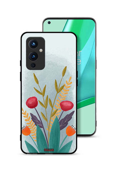 Tolwak غطاء حماية لهاتف OnePlus 9 5G برسومات نباتية