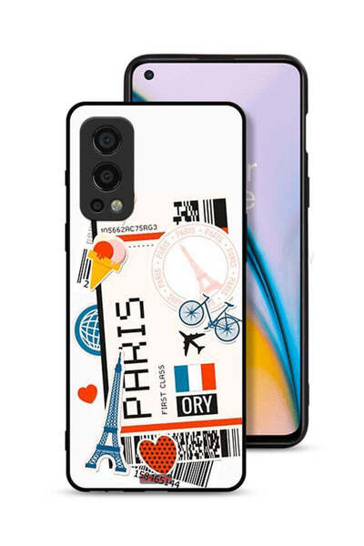 Tolwak غطاء حماية لهاتف OnePlus Nord 2 5G، ملصق باريسي