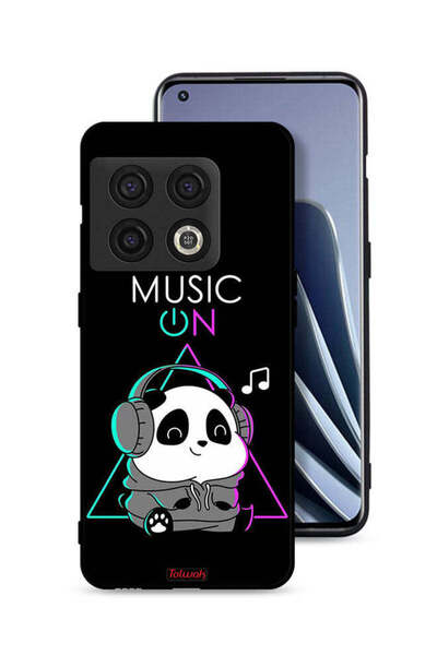 Tolwak غطاء حماية لهاتف OnePlus 10 Pro 5G بطبعة موسيقى الباندا