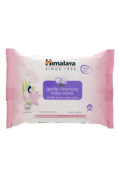 Generic Himalaya Herbals Gentle Cleansing Baby Wipes 20pcs