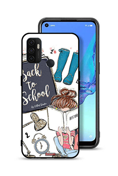 Tolwak غطاء حماية Oppo A33 (2020) لفتاة العودة إلى المدرسة تقرأ التاريخ