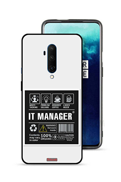 Tolwak غطاء حماية لجهاز OnePlus 7T Pro مع ملصق مدير تكنولوجيا المعلومات
