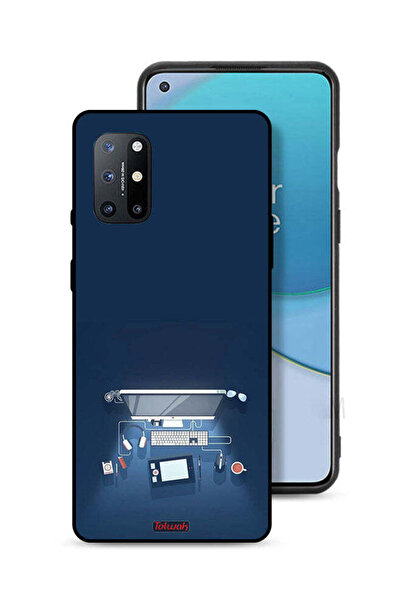 Tolwak غطاء حماية لجهاز OnePlus 8T 5G بتصميم فني لمكتب الكمبيوتر