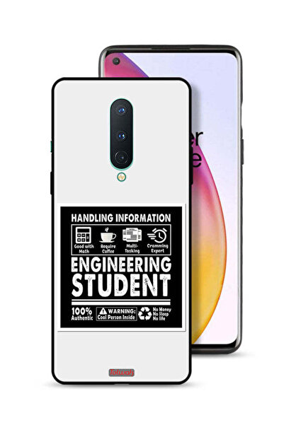 Tolwak غطاء حماية لهاتف OnePlus 8 - ملصق طالب هندسة