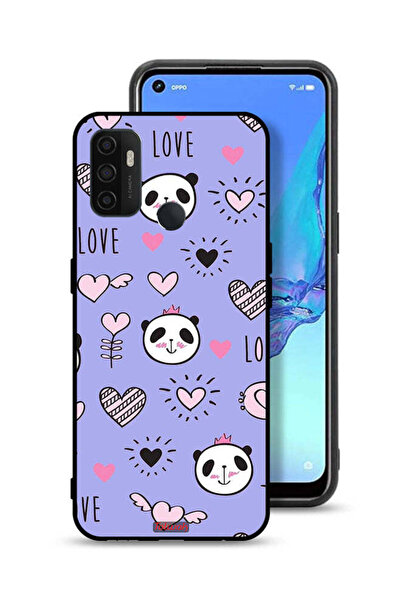 Tolwak غطاء حماية Oppo A11s بتصميم الحب والباندا