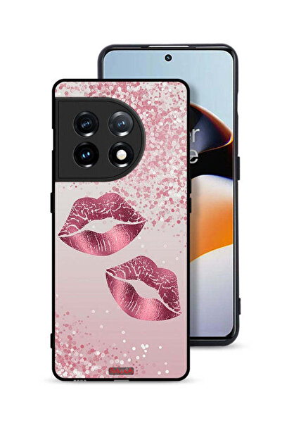 Tolwak غطاء حماية لهاتف OnePlus 11 5G برسومات شفاه لامعة
