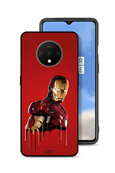 Tolwak غطاء حماية لهاتف OnePlus 7T برسومات الرجل الحديدي