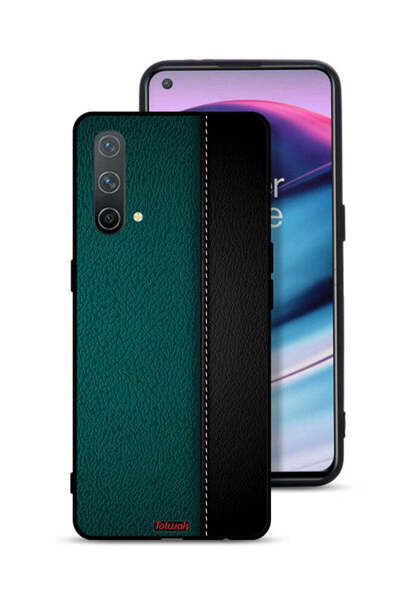 Tolwak غطاء حماية جلدي بنمط هندسي لهاتف OnePlus Nord CE 5G