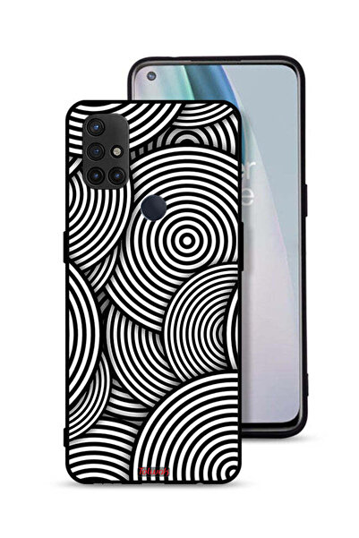 Tolwak غطاء حماية لهاتف OnePlus Nord N10 5G بنمط دوائر وهمية