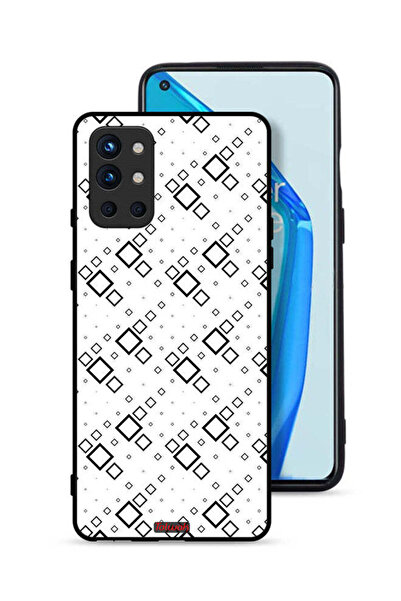 Tolwak غطاء حماية لهاتف OnePlus 9R 5G بتصميم مربع تجريدي فني رقمي