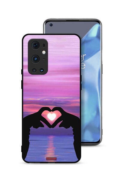 Tolwak غطاء حماية لهاتف OnePlus 9 Pro 5G بتصميم قلب وقمر