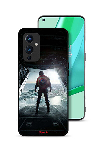 Tolwak غطاء حماية لهاتف OnePlus 9 5G بتصميم صورة كابتن أمريكا