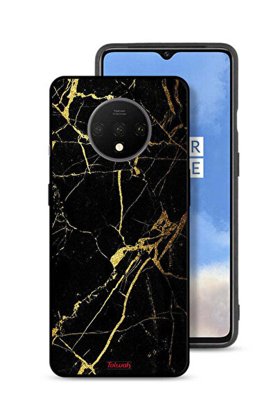 Tolwak غطاء حماية لهاتف OnePlus 7T - رخام متصدع