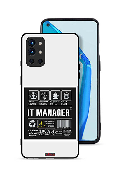 Tolwak غطاء حماية لجهاز OnePlus 9R 5G مع ملصق مدير تكنولوجيا المعلومات