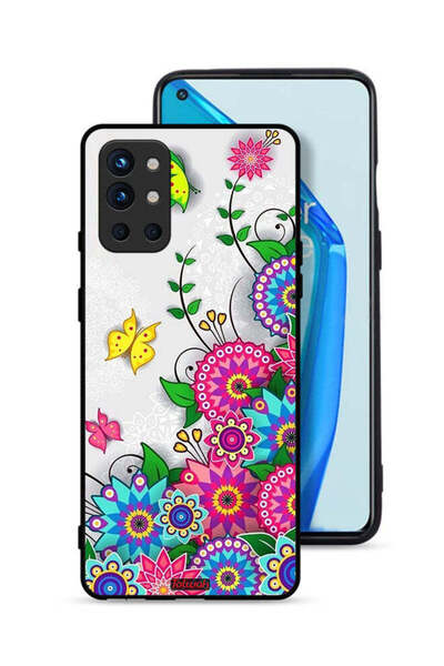Tolwak غطاء حماية لهاتف OnePlus 9R 5G بنقشة زهور ماندالا