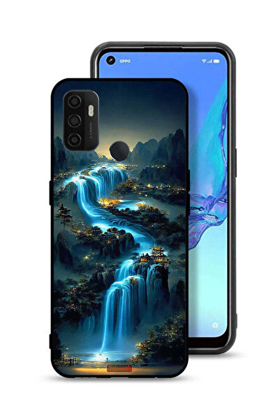 Tolwak Oppo A33 (2020) Protective Case Cover Waterfall Art
