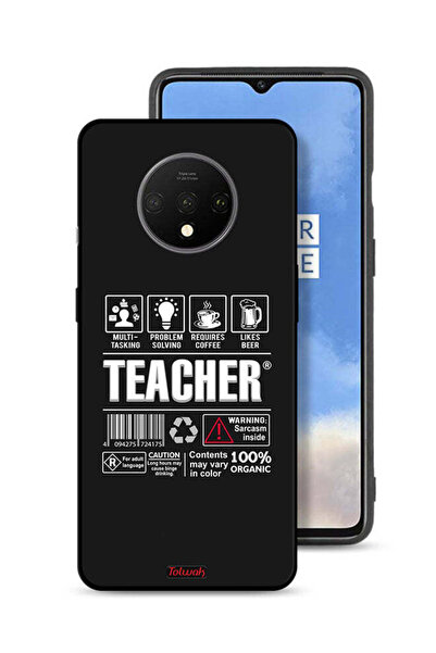 Tolwak OnePlus 7T Protective Case Cover Teacher Sticker