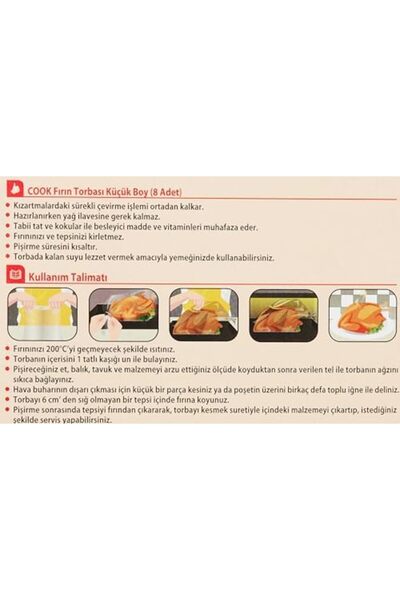 AC BOX Oven Bag Standard Size 25 X 38 cm (8 Pieces/Box) Ac Box 861931