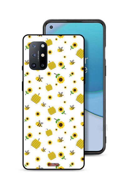 Tolwak غطاء حماية لهاتف OnePlus 8T 5G بنقشة عباد الشمس والنحل