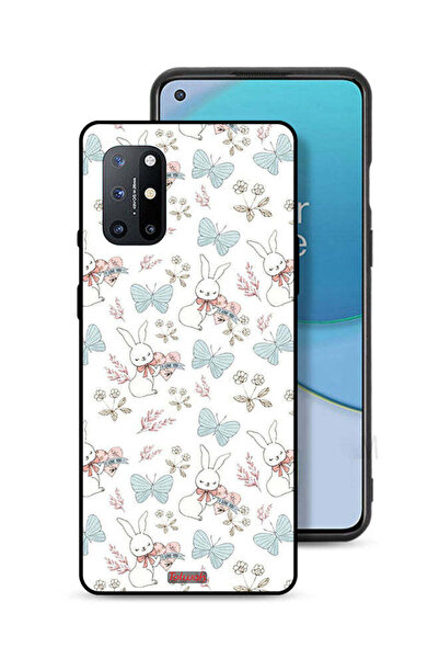 Tolwak غطاء حماية لهاتف OnePlus 8T 5G بطبعة أرنب وفراشات