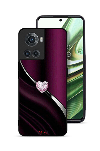 Tolwak غطاء حماية لهاتف OnePlus 10R 5G بتصميم قلب ماسي