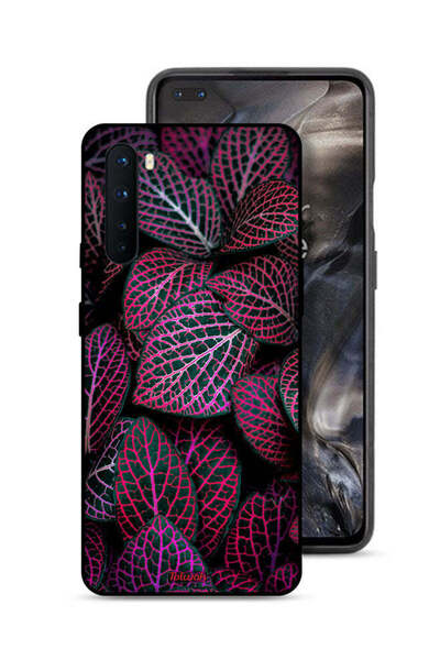 Tolwak غطاء حماية لهاتف OnePlus Nord بنقشة أوراق سالجا