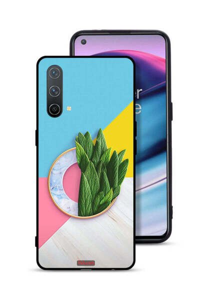 Tolwak غطاء حماية لهاتف OnePlus Nord CE 5G بنمط أوراق تجريدية
