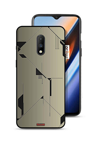 Tolwak غطاء حماية لهاتف OnePlus 7 بتصميم فني تجريدي بسيط