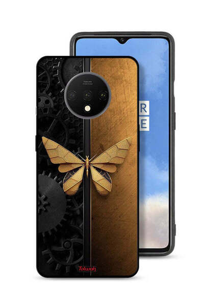 Tolwak غطاء حماية لهاتف OnePlus 7T بتصميم فراشة فولاذية