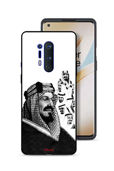 Tolwak غطاء حماية لهاتف OnePlus 8 Pro، ملصق فني أبيض وأسود لملوك المملكة العر...