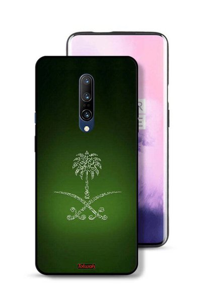 Tolwak غطاء حماية لهاتف OnePlus 7 Pro بعلامة المملكة العربية السعودية القديمة