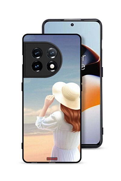 Tolwak غطاء حماية لهاتف OnePlus 11 5G بطبعة فتاة قبعة واقفة