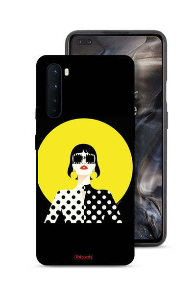 Tolwak غطاء حماية لهاتف OnePlus Nord بتصميم فتاة أنيقة