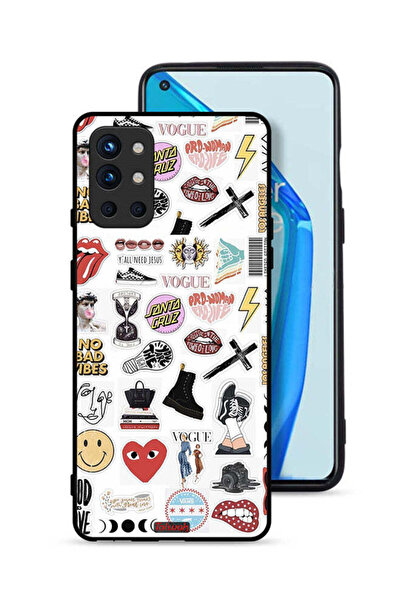 Tolwak OnePlus 9R 5G Protective Case Cover No Bad Vibes Stickers