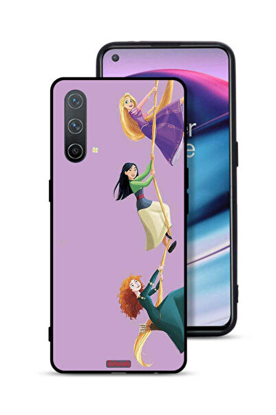 Tolwak غطاء حماية لهاتف OnePlus Nord CE 5G برسومات فنية لتسلق الفتيات