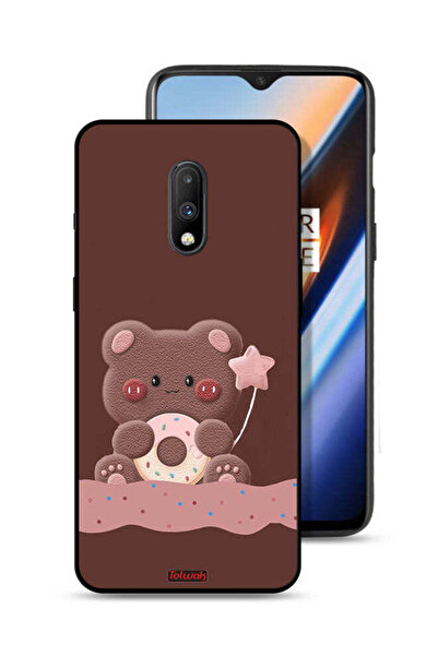 Tolwak غطاء حماية لهاتف OnePlus 7 بتصميم دب دونات