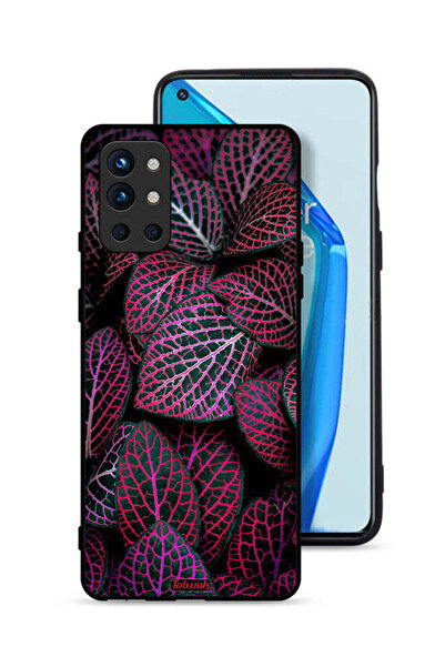 Tolwak غطاء حماية لهاتف OnePlus 9R 5G بنقشة أوراق سالجا