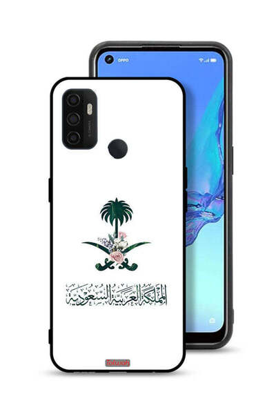 Tolwak غطاء حماية لهاتف Oppo A32 - علامة زهور المملكة العربية السعودية