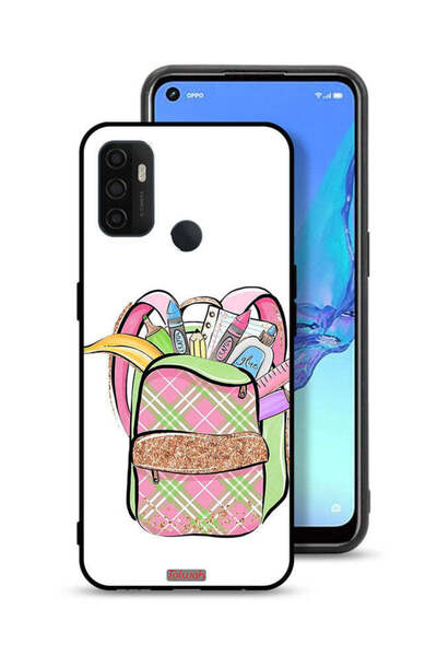 Tolwak Oppo A53 4G Protective Case Cover Unicorn Girl Bag