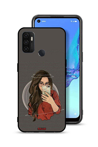 Tolwak غطاء حماية لهاتف Oppo A53 4G لالتقاط صور سيلفي