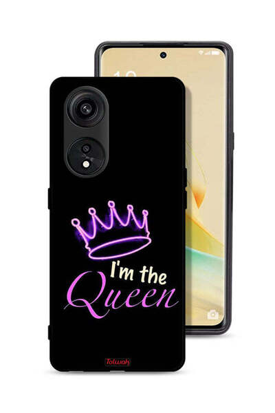 Tolwak غطاء حماية لهاتف Oppo A1 Pro - أنا الملكة