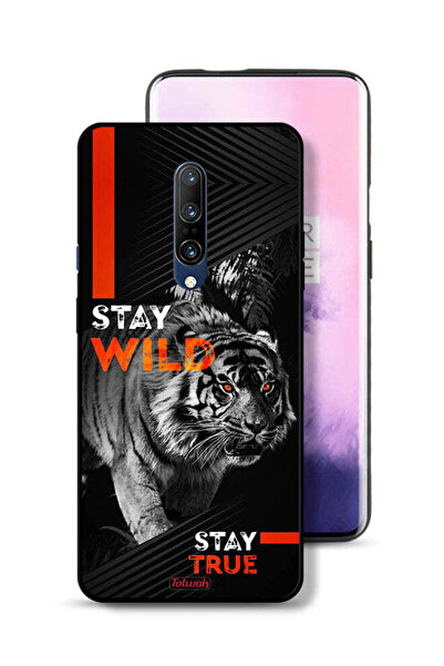 Tolwak غطاء حماية OnePlus 7 Pro - Stay Wild Stay True