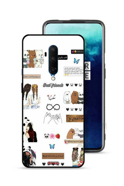 Tolwak OnePlus 7T Pro Protective Case Cover Arabic Quotes And Stickers