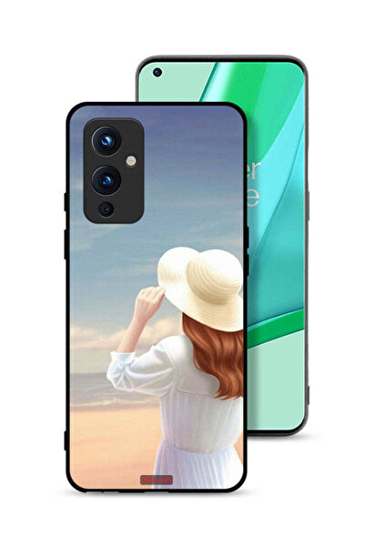 Tolwak غطاء حماية لهاتف OnePlus 9 5G بطبعة فتاة قبعة واقفة