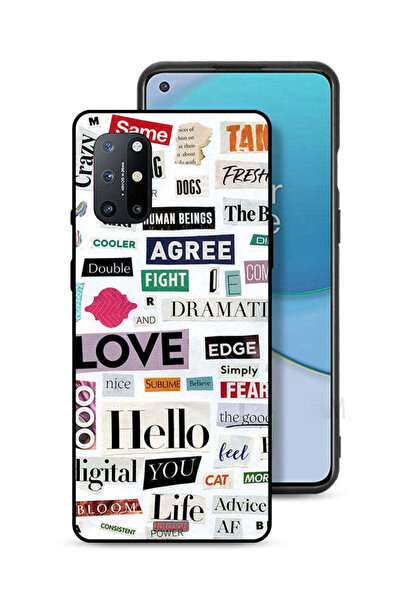 Tolwak غطاء حماية لهاتف OnePlus 8T 5G مع ملصقات اقتباسات قصيرة