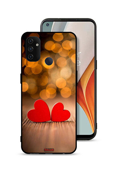 Tolwak غطاء حماية لهاتف OnePlus Nord N100 بتصميم قلبين جميلين