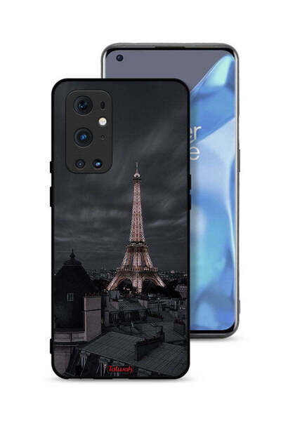 Tolwak غطاء حماية لهاتف OnePlus 9 Pro 5G بطبعة برج إيفل في الليل